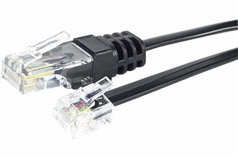 Adaptateur répartiteur de prise RJ45 réseau LAN Ethernet réseau 1 à 2 prises,  longueur de câble: 25 cm