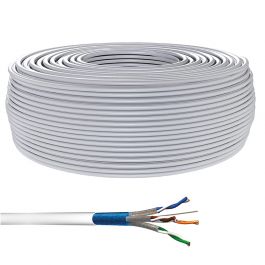 câble Ethernet RJ45 15m Cat 6 LSOH POE S/FTP double blindage => Livraison  3h gratuite* @ Click & Collect Magasin Paris République