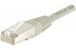 Câble Ethernet Cat 6 7m F/UTP cuivre beige