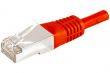 Câble Ethernet Cat 6a 15m FTP rouge