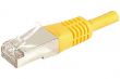 Câble Ethernet Cat 6a 10m FTP jaune