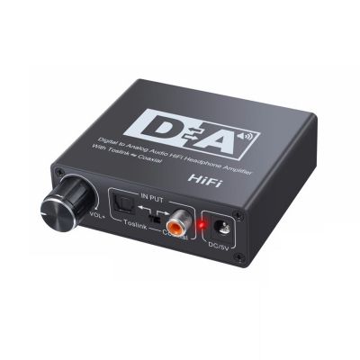 192kHz RCA DAC Convertisseur 3.5mm Numérique à Analogique Audio Coaxial  Optique