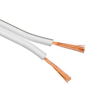 Câble hifi enceinte 2 x 1.50mm² blanc pour système de sonorisation